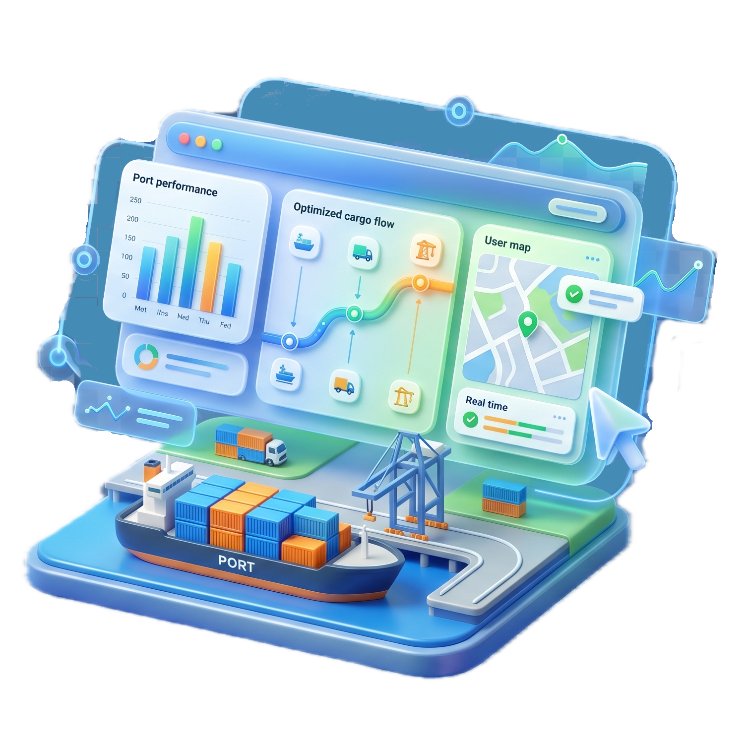 NXW2.1P10 - Port Dashboard with Higher UIX Usability (SeePort)